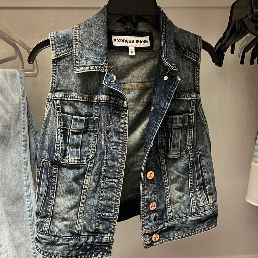 Denim vest blue Jean